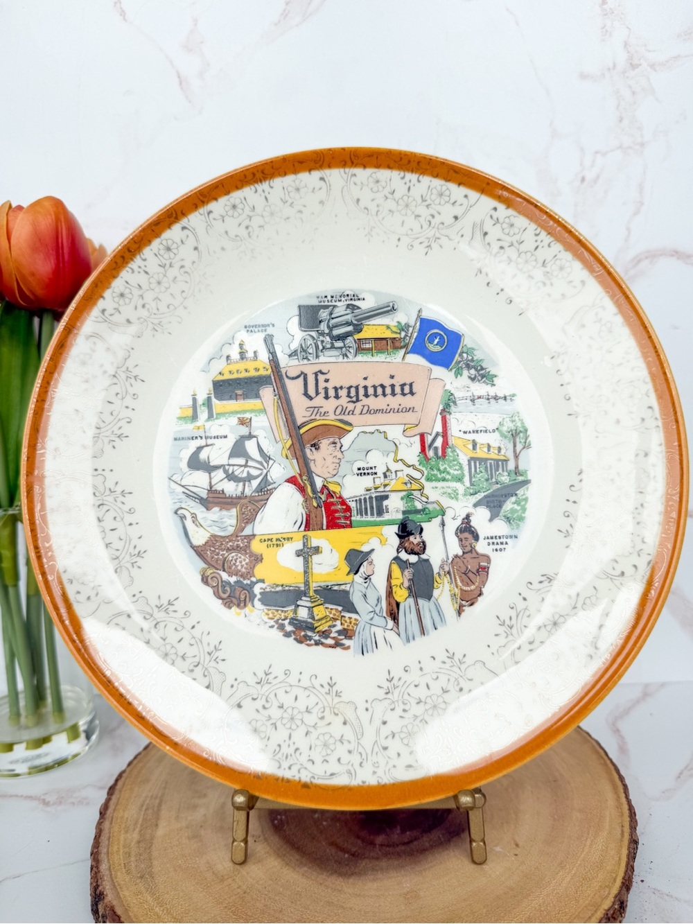 MCM Virginia Old Dominion State Plate - Decorative - 10”